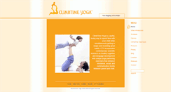 Desktop Screenshot of climbtimeyoga.com